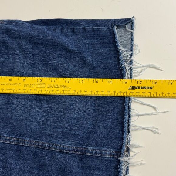 Gap Denim Button Fly Mini Skirt 27 - Picture 7 of 7